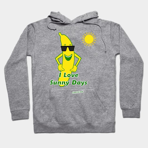 I Love Sunny Days Hoodie by contalook